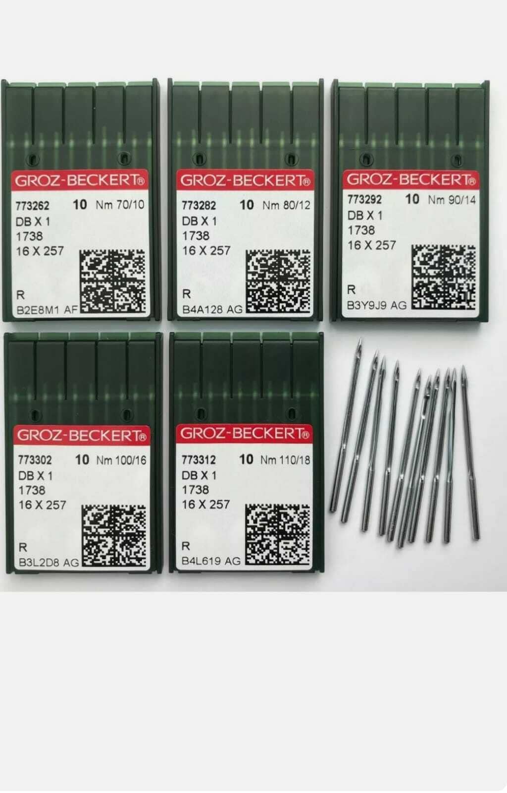 Industrial Sewing Machine Needles Size 8/10/12/14/16/18 (90/14
